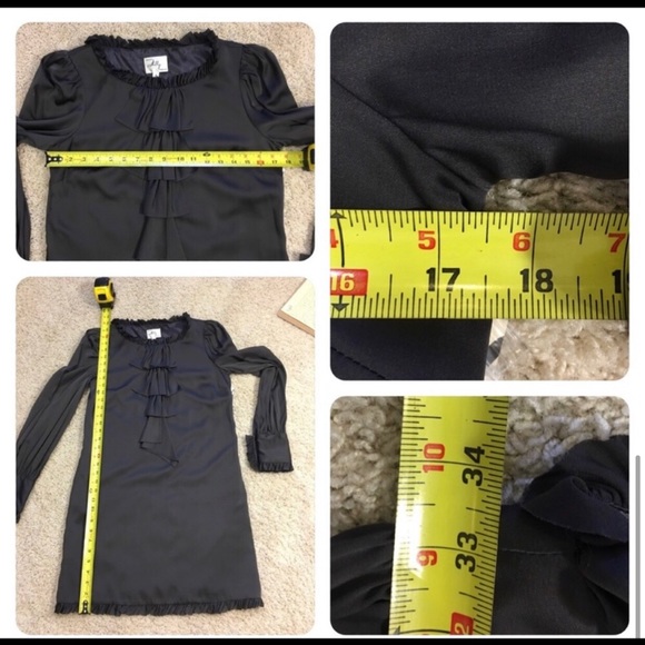 Milly “Nina” ruffled silk dress. - Picture 4 of 6